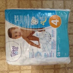 Tippy toes size 4 diapers 28 supply